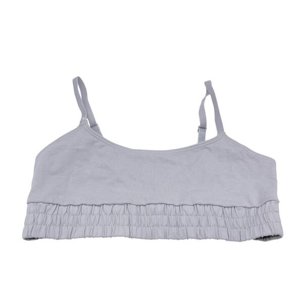 Colsie Women's Unlined Adjustable Strap Light Gray Bralette Size Small - Picture 1 of 3